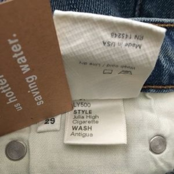 SOLD! Reformation Julia High Cigarette Jeans - Picture 5 of 5
